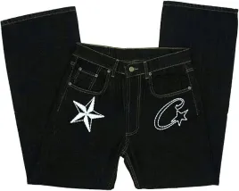 spodnie-meskie-jeansowe-czarne-jeansy-prosta-nogawka-nadruk-r-l