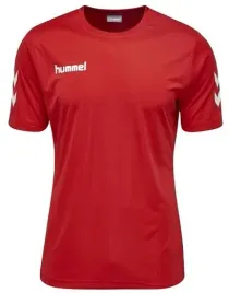 t-shirt-koszulka-sportowa-czerwona-krotki-rekaw-logo-hummel-164-170