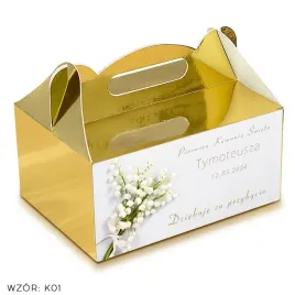 pudelko-zlote-na-ciasto-dla-gosci-z-etykieta-personalizowana-komunia-swieta