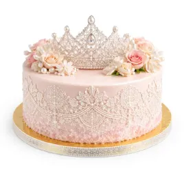 podklad-pod-tort-ciasto-32cm-styrodur-zloty-z-ozdobnym-bokiem-w-koronke
