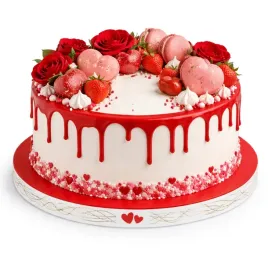 podklad-pod-tort-ciasto-srednica-30cm-styrodur-czerwony-z-ozdobnym-bokiem
