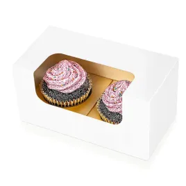 pudelko-biale-na-muffinki-2-z-okienkiem-zlota-wkladka-20x10x10-rubicello