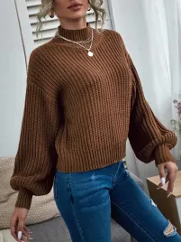 sweter-dzianinowy-brazowy-klasyczny-prosty-luzny-dlugi-rekaw-shein-l