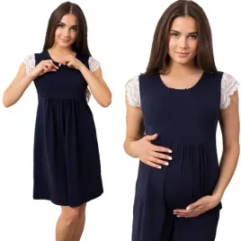 formommy-koszula-nocna-ciazowa-do-karmienia-na-zamki-granatowo-biala-l