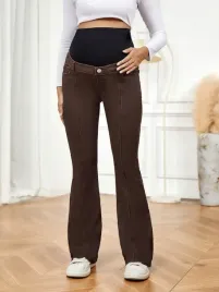 brazowe-ciazowe-jeansowe-spodnie-dlugie-proste-klasyczne-shein-40-42