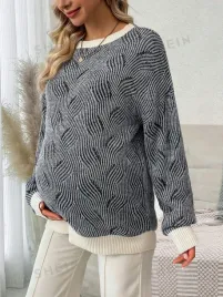 sweter-ciazowy-czarno-bialy-dzianinowy-klasyczny-wzor-luzny-shein-l