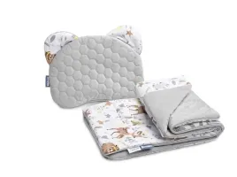 komplet-do-wozka-velvet-bialy-lesna-przygoda