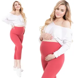 formommy-legginsy-ciazowe-3-4-bawelna-czerwony-rozmiar-6xl