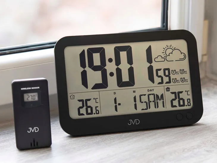 jvd-rb3565-1-225x15cm-czarny-zegar-elektroniczny-z-czujnikiem-komunikacja-bezprzewodowa