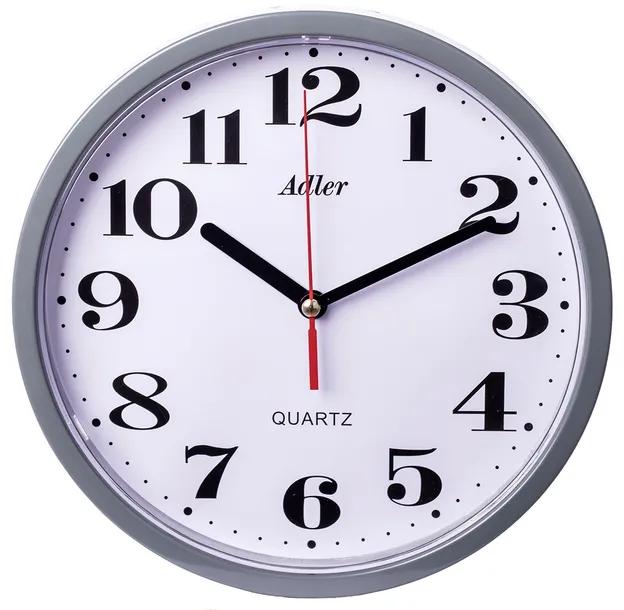 zegar-scienny-adler-szary-20cm-material-dominujacy-tworzywo-sztuczne