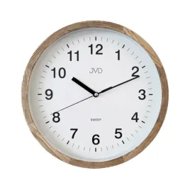 zegar-scienny-jvd-brazowy-30cm