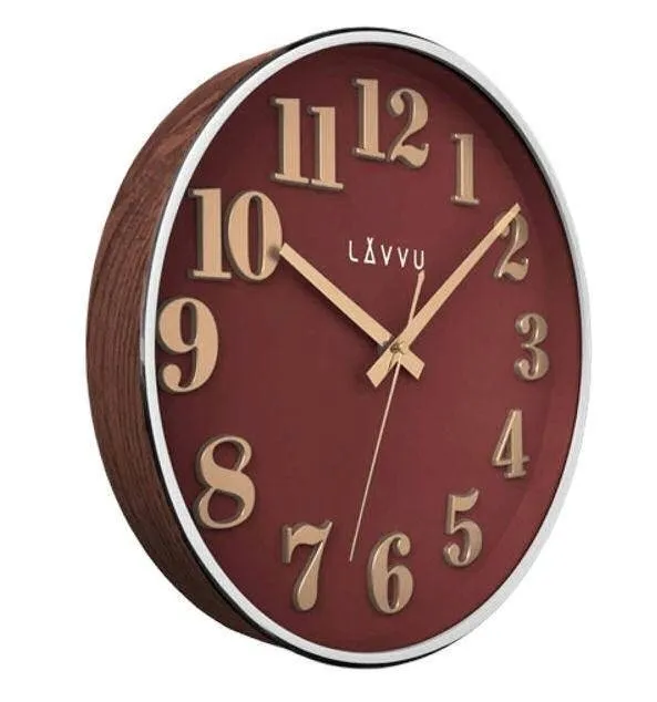 zegar-scienny-lavvu-brazowy-32cm-linia-klasyczna