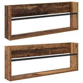regal-na-gazety-z-polka-2-szt-stare-drewno-80-x-12-x-30-cm