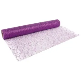 organza-fioletowa-z-nadrukiem-brokatowym-050-x-10m-dekoracja-do-kompozycji