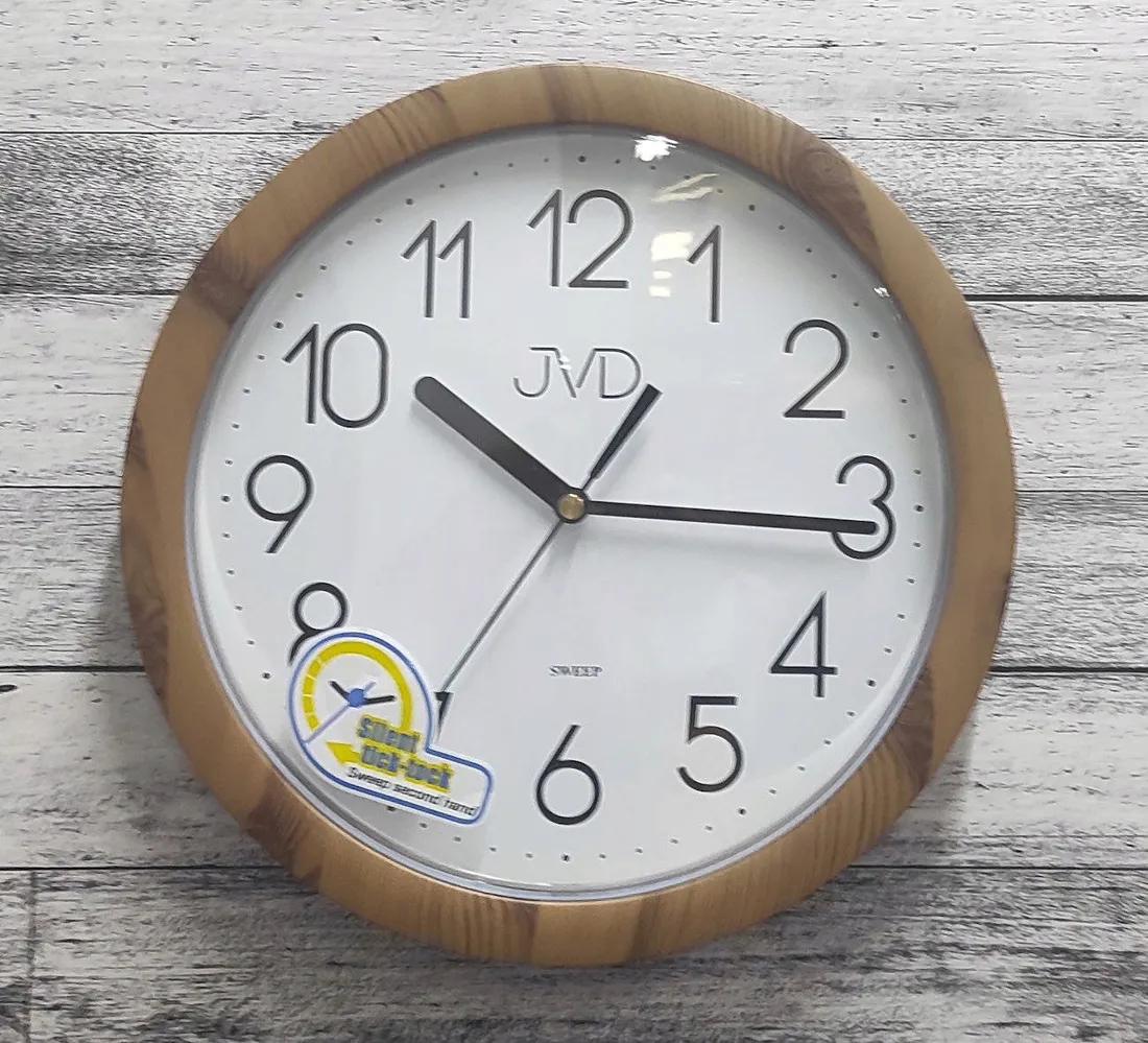 zegar-scienny-jvd-brazowy-25cm