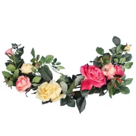 dekoracja-z-rozami-rogal-girlanda-kwiatowa-rozowo-zolta-na-scianke-drzwi