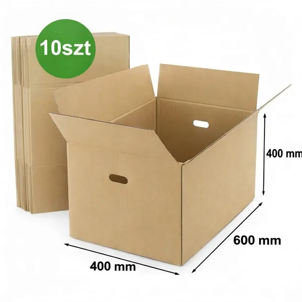 Kartony Przeprowadzkowe 600x400x400mm C500 Pudła do przeprowadzki 10szt