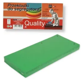 przekladki-do-segregatora-ciemnozielone-penword-1-3-a4-or-karton-150g
