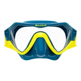 maska-do-nurkowania-okulary-salvimar-mask-horizon-yellow-petrol-niebieski