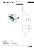 sapho-x-square-wieszak-podwojny-chrom-xq201-material-wykonania-metal