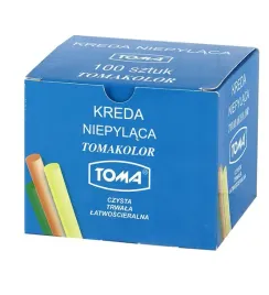 kreda-szkolna-kolorowa-toma-okragla-niepylaca-100-szt