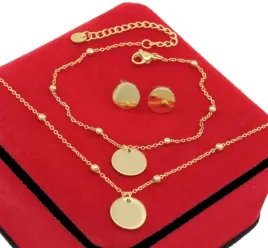 komplet-zloty-kulki-blaszki-stal-chirurgiczna