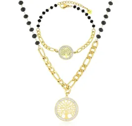 komplet-zloty-koraliki-drzewka-szczescia-stal-chirurgiczna-316-l