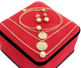 komplet-bizuterii-pozlacanej-3-czesciowy-kulki-blaszki-stal-chirurgiczna