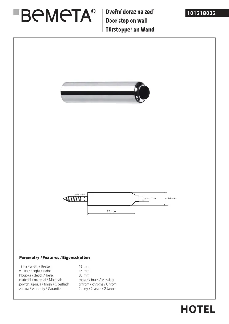 odbojnik-scienny-bemeta-srebrny