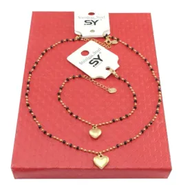 komplet-bizuterii-pozlacanej-stal-chirurgiczna-zlote-serduszka-koraliki