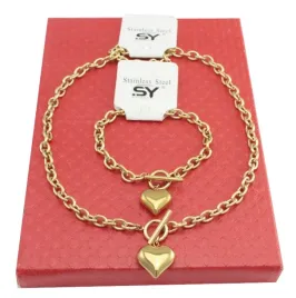 komplet-bizuterii-pozlacanej-stal-chirurgiczna-zlote-serca-chain