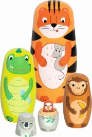sorter-drewniany-goki-z-matrioszkami-tygrys-krokodyl-malpka-koala-papuga