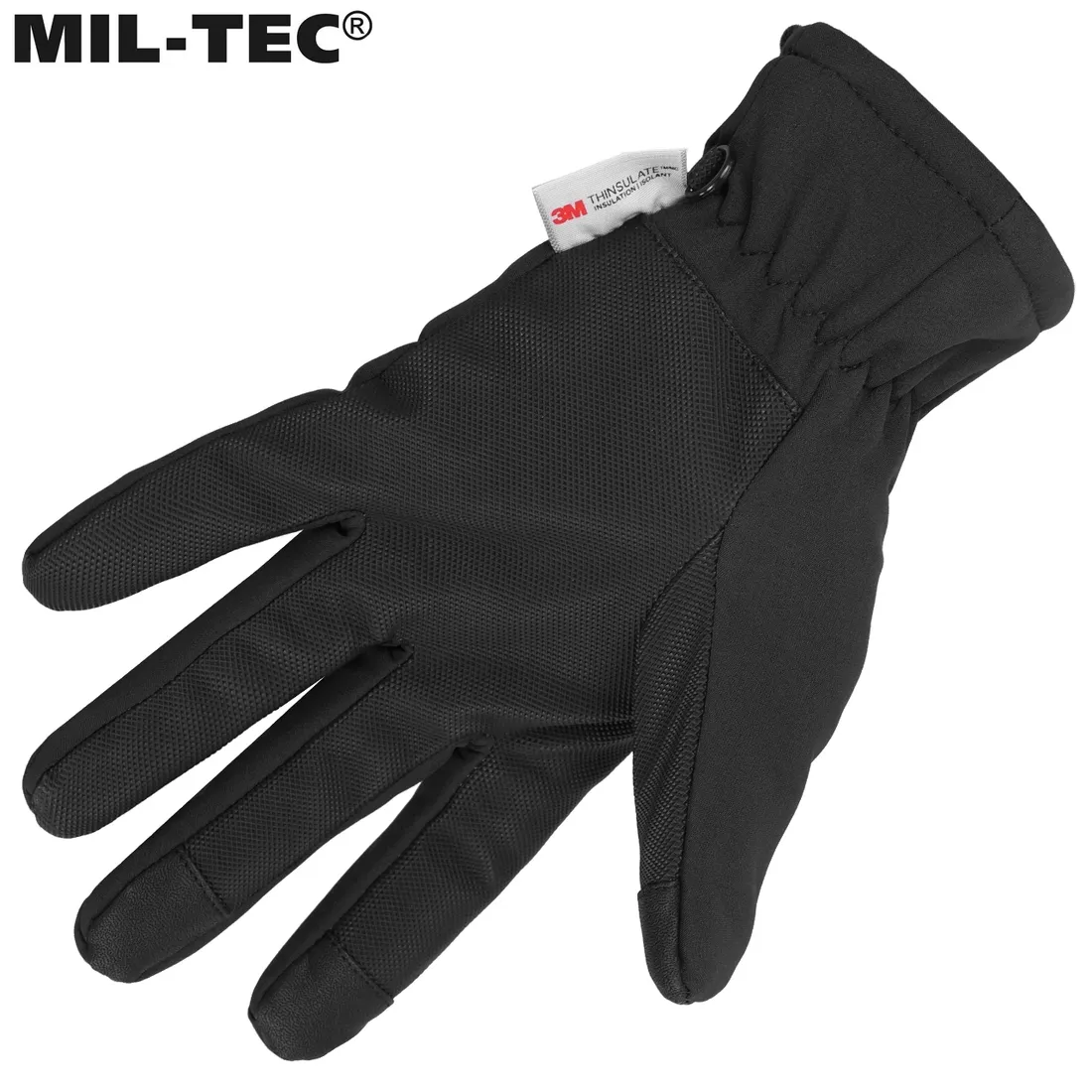 rekawice-mil-tec-softshell-thinsulate-black-s