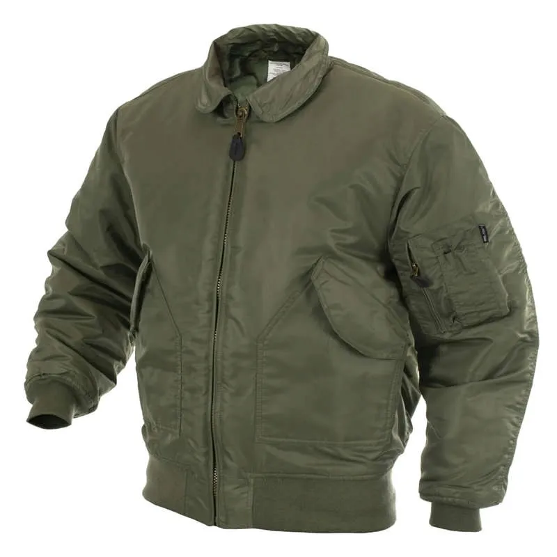 kurtka-flek-bomber-mil-tec-basic-cwu-olive-m