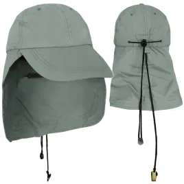 czapka-fox-outdoor-szaro-zielona-z-oslona-karku-uniwersalna