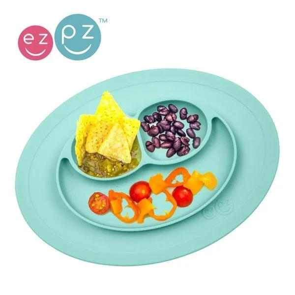 talerzyk-ezpz-niebieski-silikon-kolor-niebieski