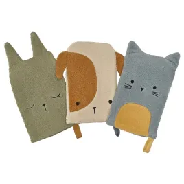 ikea-guldvavare-rekawica-kapielowa-dla-dzieci-3-szt-pies-kot-krolik-bawelna