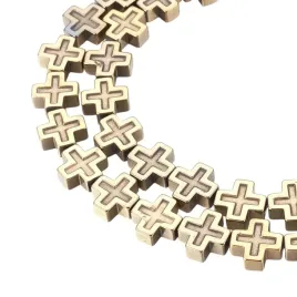 hematyt-galwanizowany-zlotyy-krzyz-krzyzyk-10x10x4mm-sznurek-ok-40szt