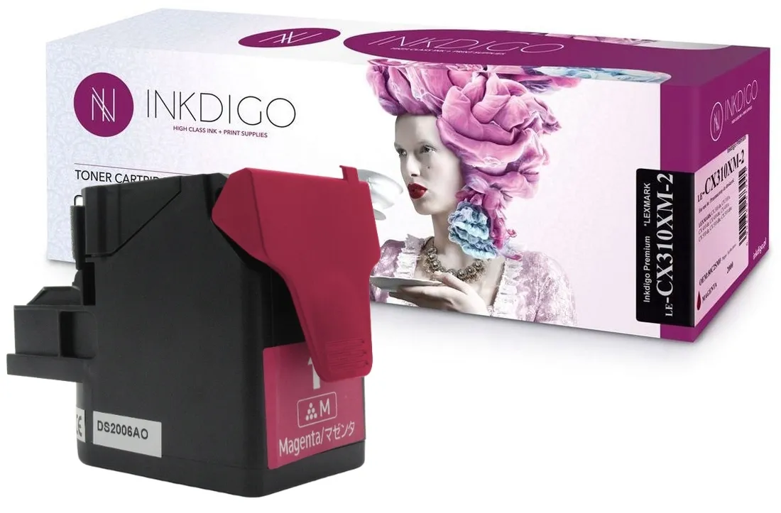 toner-inkdigo-do-lexmark-czerwony-magenta