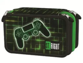 stright-piornik-potrojny-z-wyposazeniem-neon-pad-dla-chlopaka-fana-gier