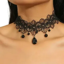 naszyjnik-choker-czarny-koronka-obroza-cyrkonia-gotycki-punkowy