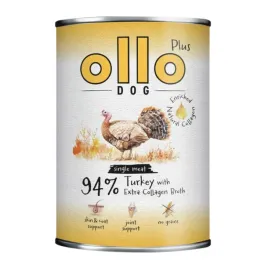 mokra-karma-dla-psa-ollo-plus-kolagen-indyk-400g-monobialkowa
