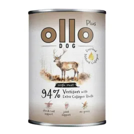 mokra-karma-dla-psa-ollo-plus-kolagen-jelen-400g-monobialkowa