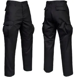 spodnie-bojowki-wojskowetaktyczne-mil-tec-us-ranger-bdu-czarne-5xl