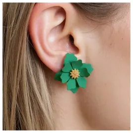 kolczyki-sztyfty-kolor-zlote-zielone-kwiaty-kwiatki-wiosenne-subtelne-25mm