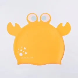czepek-plywacki-dla-dzieci-silikon-sunnylife-zolty