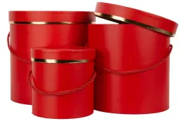 3x-flower-box-pudelko-na-kwiaty-prezent-red-gold-czerwony-zloty