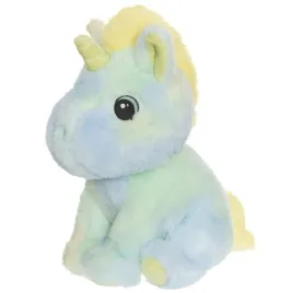 teddykompaniet-maskotka-jednorozec-pluszowy-jednorozec-teczowy-zolty-26cm