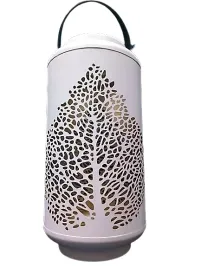 lampion-latarnia-metalowy-z-lisciem-bialy