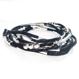 bransoletka-rzemien-zamszowy-czarna-podwojna-63cm